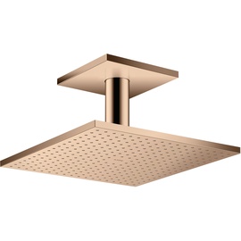 HANSGROHE Axor Kopfbrause 300/300 2jet mit Deckenanschluss, polished red gold
