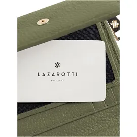 lazarotti Bologna Leather Geldbörse Damen grün