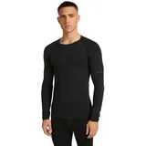 Icebreaker Merino Blend 260 Seamless Langarm-baselayer Schwarz L