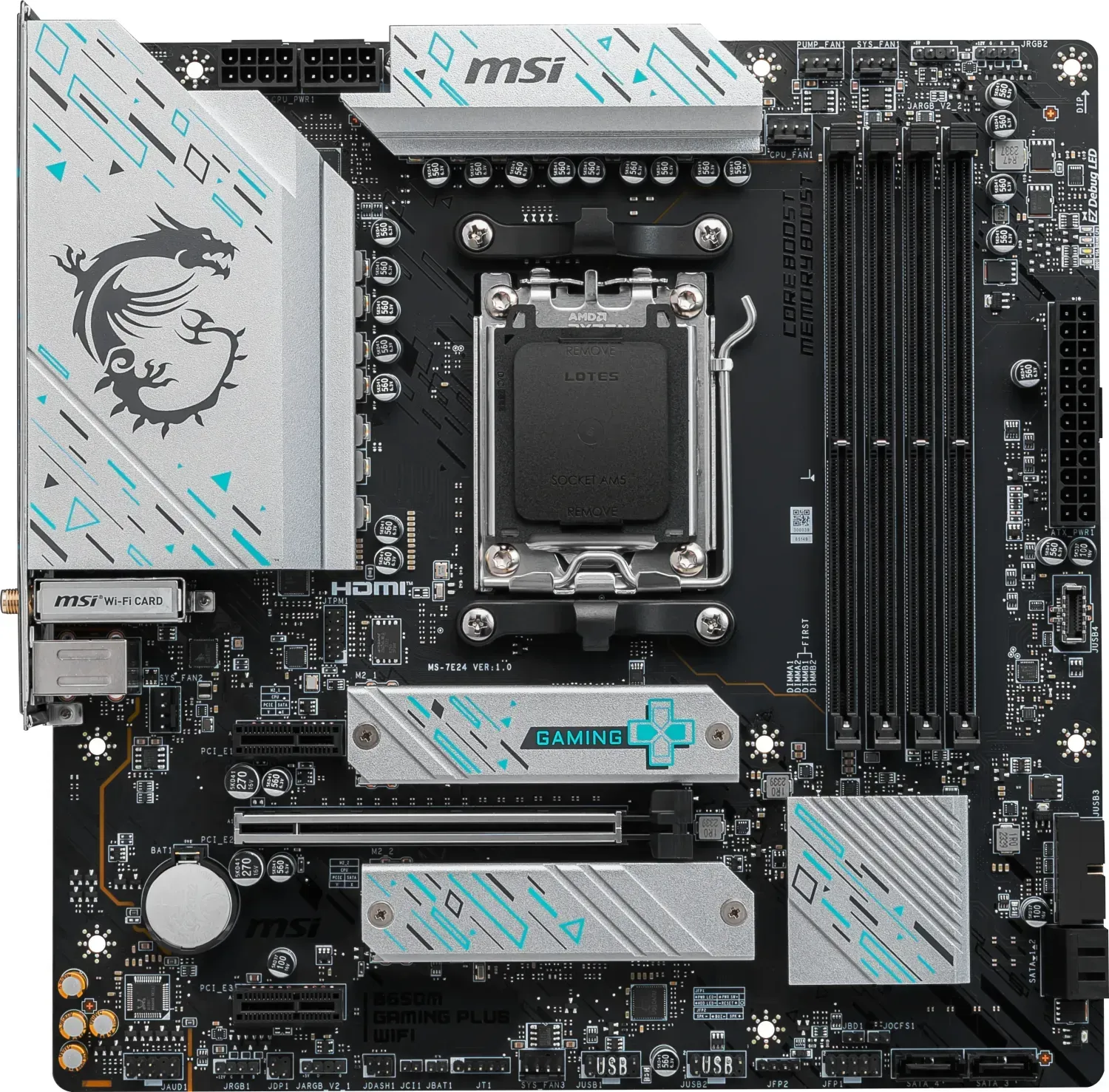 Preisvergleich Produktbild MSI B650M Gaming Plus WIFI Mainboard Mainboard