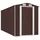 vidaXL Metallgerätehaus 1,92 x 4,4 x 2,23 m dunkelbraun