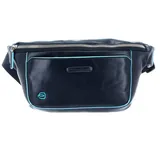 Piquadro Blue Square Gürteltasche Leder 29 cm blue