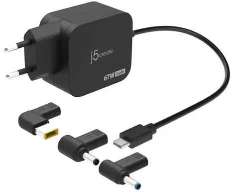 67W GaN PD USB-C Charger (with 6 DC Connector)