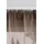 Gardinenbox 2er-Pack Gardinen Transparent Vorhang Set Wohnzimmer Voile Schlaufenschal mit Bleibandabschluß HxB 225x140 cm Braun,