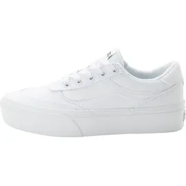 Vans Brooklyn LS Damen Plateau-Sneaker Weiß 40,5