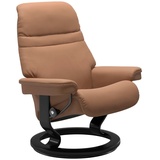 Stressless Relaxsessel "Sunrise" Sessel Gr. Leder BATICK, Rela x funktion-Drehfunktion-PlusTMSystem-Gleitsystem, B/H/T: 75 cm x 100 cm x 73 cm, braun (latte batick) Lesesessel und Relaxsessel