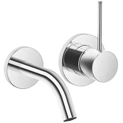 Waschtisch-Wand-Einhandbatterie ohne Ablaufgarnitur META Chrom 36867662