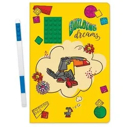 JOY TOY 52525 LEGO® Building - Notizbuch mit Gelstift 14 x 3 x 21,5 cm