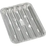 Papstar Starpak Grillschalen, Alu eckig 1,4 cm x 16,3 cm x 22,7 cm