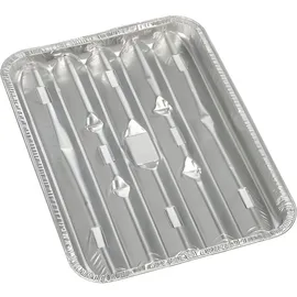 Papstar Starpak Grillschalen, Alu eckig 1,4 cm x 16,3 cm x 22,7 cm