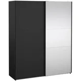 Tvilum Schiebetürenschrank Como 180 x 220 x 0 cm Schwarz