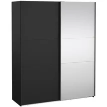 Tvilum Schiebetürenschrank Como 180 x 220 x 0 cm Schwarz