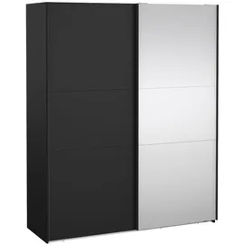 Tvilum Schiebetürenschrank Como 180 x 220 x 0 cm Schwarz