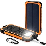 20000mAh Solar Powerbank, Tragbares Camping-Solar-Ladegerät
