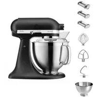 KitchenAid 4,8 L 5KSM185 Artisan Küchenmaschine Pastalover 3er Nudelwalzenset