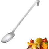 Westmark Gemüselöffel Pro – Edelstahl Kochlöffel mit breitem Löffelkopf – Universaler Servierlöffel für Gemüse, Kartoffeln & Co – Silber, 45 cm