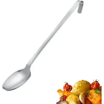 Westmark Gemüselöffel Pro – Edelstahl Kochlöffel mit breitem Löffelkopf – Universaler Servierlöffel für Gemüse, Kartoffeln & Co – Silber, 45 cm