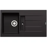 PYRAMIS Pyragranitespüle Athlos 1 1/4B 1D 86 cm x 50 cm Volcano