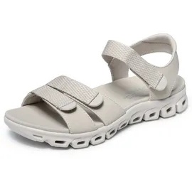 SKECHERS Glide-Step Sandale Damen Steinfarben 39