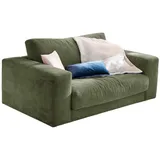 KAWOLA Doppelsessel MADELINE Loveseat Cord olivgrün