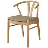 Hammel Furniture Stuhl Frida, Esszimmerstuhl, Wohnzimmerstuhl, Massivholz, gepolsterte Sitzfläche, versch. Farbvarianten beige
