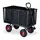 Relaxdays Bollerwagen schwarz-rot