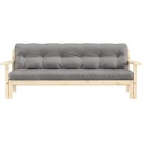 Karup Schlafsofa KARUP DESIGN "Unwind" Sofas Gr. B/H/T: 190 cm x 14 cm x 92 cm, Baumwollmi, grau (light grey) Einzelsofas