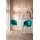 SalesFever Barhocker 2er Set 52 x 100 x 54 cm Grün/Gold