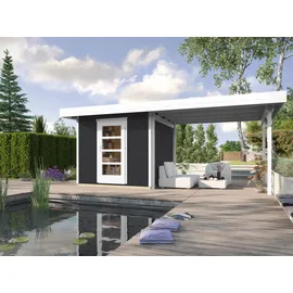 Weka Designhaus wekaLine 172 B 5,90 x 3,00 m anthrazit