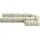 altdecor Ecksofa modulares Sofa Mende-L2 - 285x190x70 cm Beige Velours