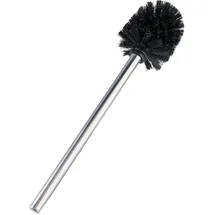 Wenko WC-Bürste Ersatz Silber/Schwarz (Ø 8 x 35 cm)