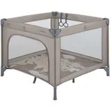 KIKKABOO Kikka boo Laufstall Enjoy Matratze Reißverschluss klappbar Tasche Hängegriffe beige