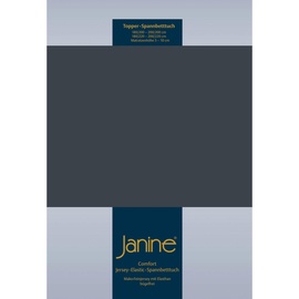 JANINE Topper-Spannbetttuch 5001 Jersey 90 x 200 - 100 x 220 cm titan