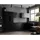 Respekta Winkelküche L-Form 310 x 172 cm Grau Schwarz