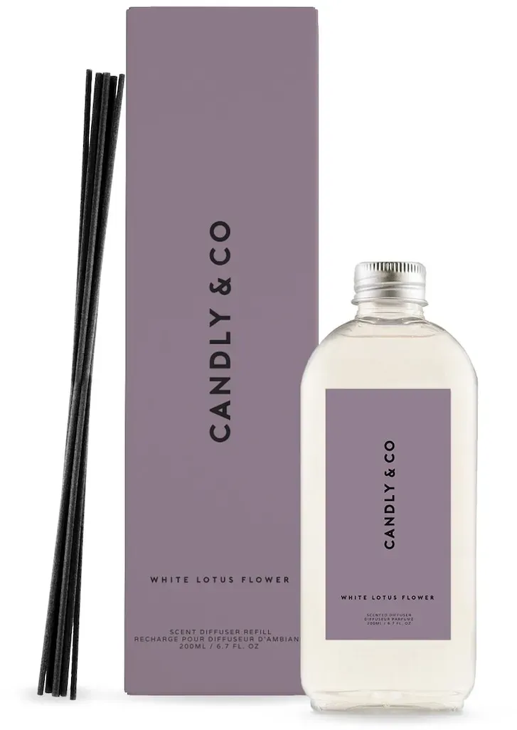 Candly&Co Recharge Diffusor No.8 Fleur de Lotus Blanc / Musc Raumdüfte 200 ml