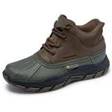 SKECHERS Respected Swamper Slip-InTurnschuhe, Olive Leather/Duraleather/Brown Trim, 48.5 EU