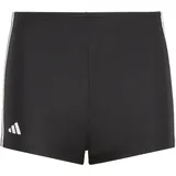 adidas Classic 3-Streifen Boxer-Badehose Black / White 152    