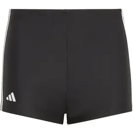 adidas Classic 3-Streifen Boxer-Badehose Black / White 152    