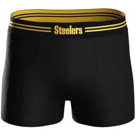 NFL Huddle Boxershorts gelb / schwarz XL 3er Pack