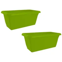 Hti-Living HTI-Living, Blumentopf, Blumenkasten mit Wasserspeicher 40 cm 2er
