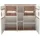 MCA Furniture Vitrine Highboard Palermo 0 x 0 x 0 cm Weiß