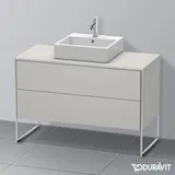 Duravit Waschtischunterschrank 2 Auszüge 120 x 77,8 x 54,8 cm Betongrau Matt