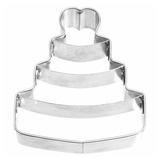 RBV Birkmann Birkmann 1010688610 Ausstechform Hochzeitstorte, Kunststoff, Grau, 5 x 3 x 2 cm