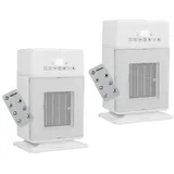 Tristar 2er SET Keramik Elektroheizung 2in1 Heizlüfter & Luftbefeuchter 1800Watt