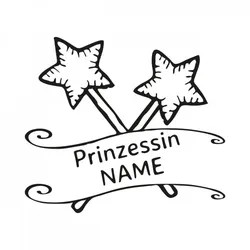Monogrammstempel - Prinzessin - Trodat 4924