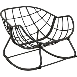 Lesli-Living Lesli Living Schaukelsessel Cozy Olive 0 x 0 x 0 cm anthrazit/olivgrün