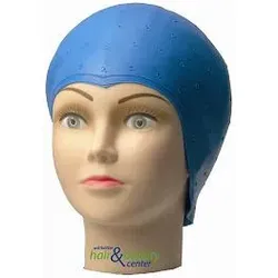 Strähnenhaube / Strähnchenhaube blau wiederverwendbar