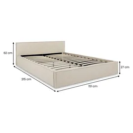 Idimex Pesaro 140 x 200 cm Beige