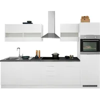 kochstation Küchenzeile KS-Luhe 300 cm weiß