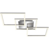 Briloner LED Deckenleuchte 76,3 cm aluminium-chrom